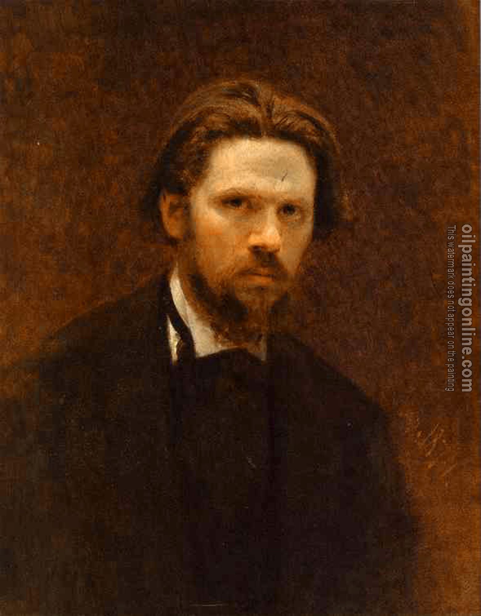 Ivan Nikolaevich Kramskoy - Self Portrait